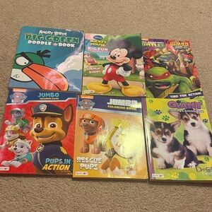 Nickelodeon and Disney Jumbo Coloring Book Set
